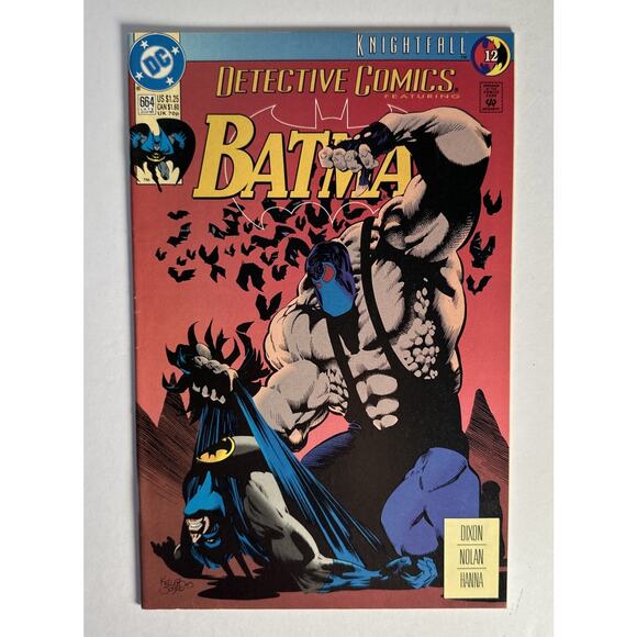 Detective Comics 664 1993 Signed by Chuck Dixon DC Comics NM near mint - Picture 1 of 8